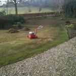 Spring Scarifying of Lawn